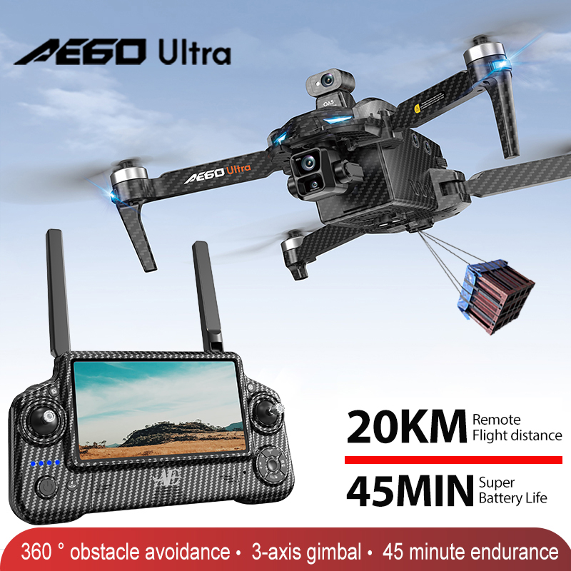 Drone Gimbal Brushless - Profesjonalny dron AE60 GPS z kamerą