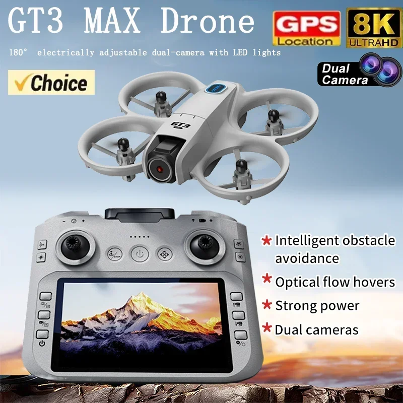 Drone Gimbal Brushless - 2026 NOWY GT3 Mini z LED,