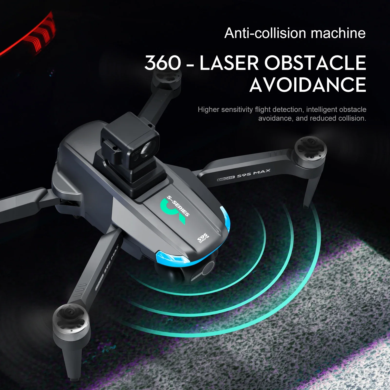 NOWOŚĆ S9S MAX MINI Drone 4K 2 – Drone Gimbal Brushless recenzja i cena