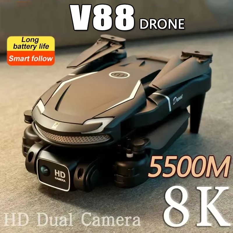 Dron V88 8K 5G GPS Profesjonal – Drone Gimbal 2 Axis recenzja i cena