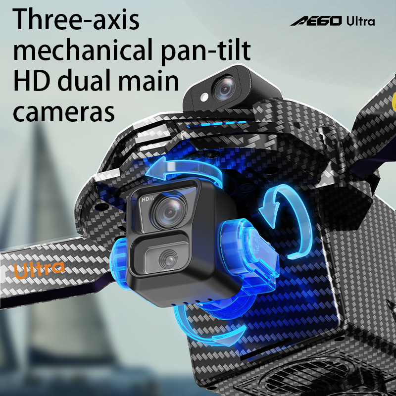 Profesjonalny dron AE60 GPS z  – Drone Gimbal Brushless recenzja i cena