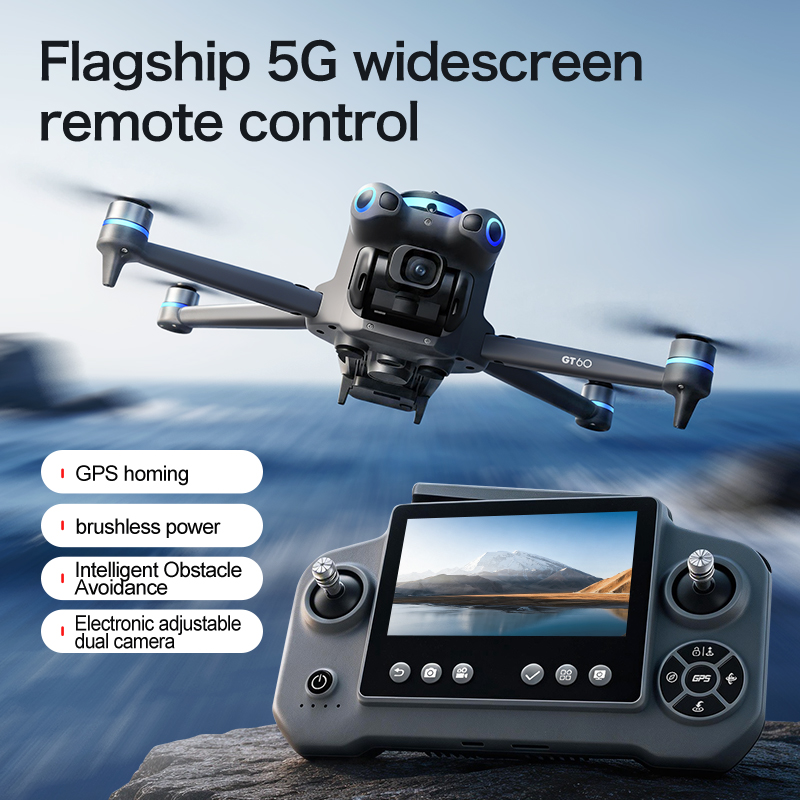 Dron GT60 z funkcją rzucania ł – Drone Gimbal Brushless recenzja i cena