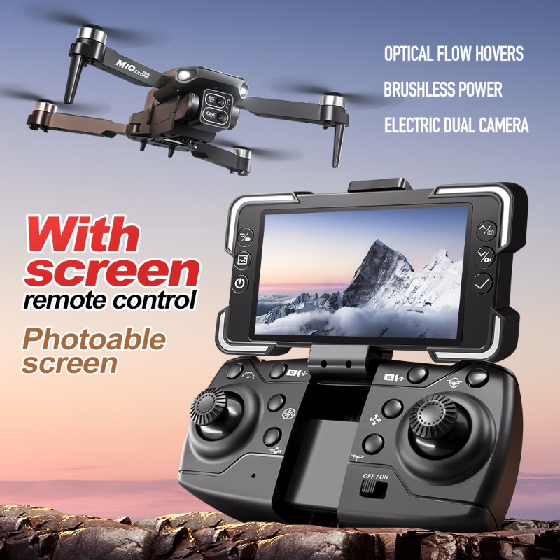 Dron z kamerą M10, pilot zdaln – Drone Gimbal Brushless recenzja i cena